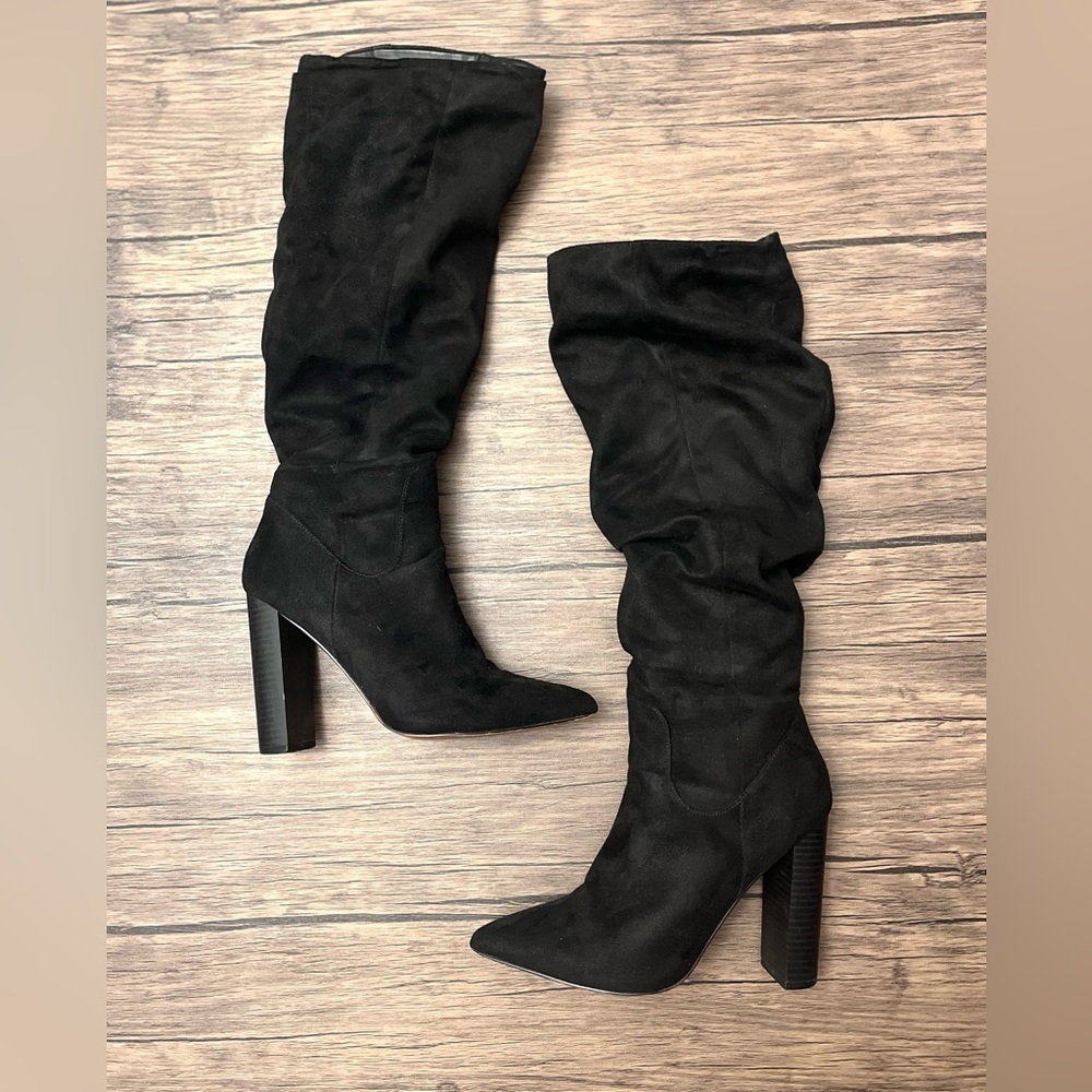 Express Mercer Slouch Boots
